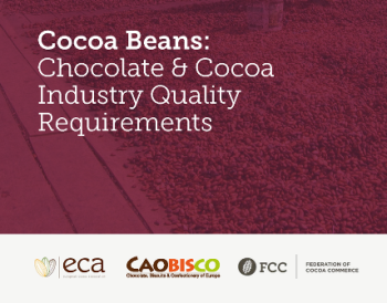 NEW Industry guidance to encourage and support improved cocoa quality 